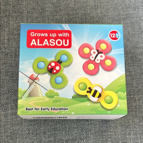 Baby Spinning Toys Ladybug Set - Picture 1 of 9